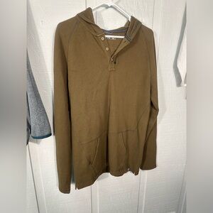 SolarisOutdoor Men’s Green  Long-Sleeve Hoodie Size Medium EUC